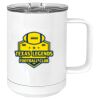 15 oz. White Vacuum Insulated Mug w/Slider Lid Thumbnail