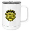 15 oz. White Vacuum Insulated Mug w/Slider Lid Thumbnail