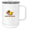 15 oz. White Vacuum Insulated Mug w/Slider Lid Thumbnail