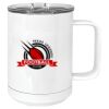 15 oz. White Vacuum Insulated Mug w/Slider Lid Thumbnail