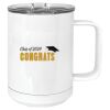 15 oz. White Vacuum Insulated Mug w/Slider Lid Thumbnail