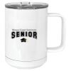 15 oz. White Vacuum Insulated Mug w/Slider Lid Thumbnail
