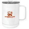 15 oz. White Vacuum Insulated Mug w/Slider Lid Thumbnail