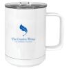 15 oz. White Vacuum Insulated Mug w/Slider Lid Thumbnail