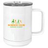15 oz. White Vacuum Insulated Mug w/Slider Lid Thumbnail