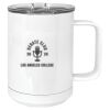 15 oz. White Vacuum Insulated Mug w/Slider Lid Thumbnail