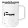 15 oz. White Vacuum Insulated Mug w/Slider Lid Thumbnail