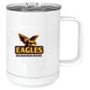 15 oz. White Vacuum Insulated Mug w/Slider Lid Thumbnail