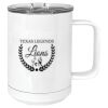 15 oz. White Vacuum Insulated Mug w/Slider Lid Thumbnail