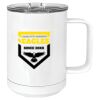 15 oz. White Vacuum Insulated Mug w/Slider Lid Thumbnail