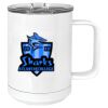 15 oz. White Vacuum Insulated Mug w/Slider Lid Thumbnail
