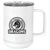 15 oz. White Vacuum Insulated Mug w/Slider Lid Thumbnail