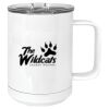 15 oz. White Vacuum Insulated Mug w/Slider Lid Thumbnail