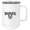 15 oz. White Vacuum Insulated Mug w/Slider Lid Thumbnail