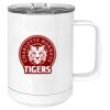 15 oz. White Vacuum Insulated Mug w/Slider Lid Thumbnail