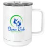 15 oz. White Vacuum Insulated Mug w/Slider Lid Thumbnail