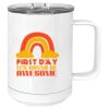 15 oz. White Vacuum Insulated Mug w/Slider Lid Thumbnail