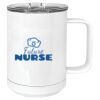 15 oz. White Vacuum Insulated Mug w/Slider Lid Thumbnail