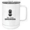 15 oz. White Vacuum Insulated Mug w/Slider Lid Thumbnail