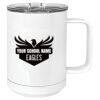 15 oz. White Vacuum Insulated Mug w/Slider Lid Thumbnail