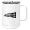 15 oz. White Vacuum Insulated Mug w/Slider Lid Thumbnail