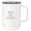 15 oz. White Vacuum Insulated Mug w/Slider Lid Thumbnail