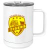 15 oz. White Vacuum Insulated Mug w/Slider Lid Thumbnail