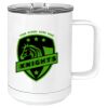15 oz. White Vacuum Insulated Mug w/Slider Lid Thumbnail