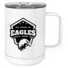 15 oz. White Vacuum Insulated Mug w/Slider Lid Thumbnail