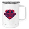 15 oz. White Vacuum Insulated Mug w/Slider Lid Thumbnail