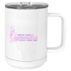 15 oz. White Vacuum Insulated Mug w/Slider Lid Thumbnail