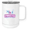 15 oz. White Vacuum Insulated Mug w/Slider Lid Thumbnail