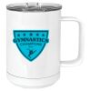 15 oz. White Vacuum Insulated Mug w/Slider Lid Thumbnail