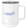 15 oz. White Vacuum Insulated Mug w/Slider Lid Thumbnail