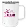15 oz. White Vacuum Insulated Mug w/Slider Lid Thumbnail