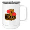15 oz. White Vacuum Insulated Mug w/Slider Lid Thumbnail