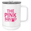 15 oz. White Vacuum Insulated Mug w/Slider Lid Thumbnail
