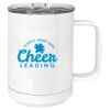 15 oz. White Vacuum Insulated Mug w/Slider Lid Thumbnail