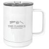 15 oz. White Vacuum Insulated Mug w/Slider Lid Thumbnail