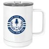 15 oz. White Vacuum Insulated Mug w/Slider Lid Thumbnail