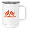 15 oz. White Vacuum Insulated Mug w/Slider Lid Thumbnail
