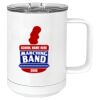 15 oz. White Vacuum Insulated Mug w/Slider Lid Thumbnail