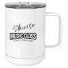 15 oz. White Vacuum Insulated Mug w/Slider Lid Thumbnail
