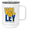 15 oz. White Vacuum Insulated Mug w/Slider Lid Thumbnail