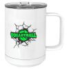 15 oz. White Vacuum Insulated Mug w/Slider Lid Thumbnail