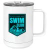 15 oz. White Vacuum Insulated Mug w/Slider Lid Thumbnail