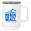 15 oz. White Vacuum Insulated Mug w/Slider Lid Thumbnail