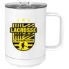 15 oz. White Vacuum Insulated Mug w/Slider Lid Thumbnail