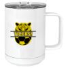 15 oz. White Vacuum Insulated Mug w/Slider Lid Thumbnail