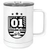 15 oz. White Vacuum Insulated Mug w/Slider Lid Thumbnail